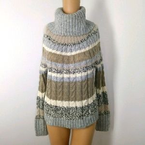 LOFT wool blend turtle neck sweater